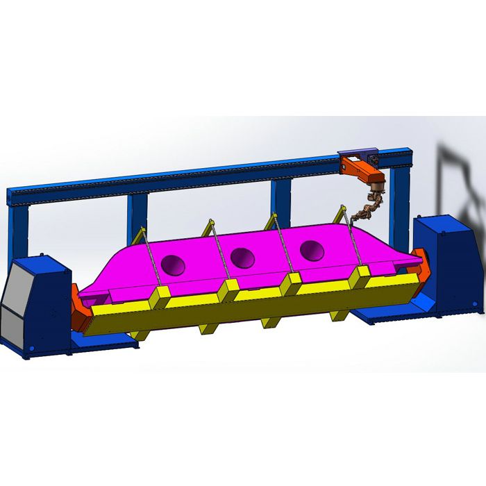 מכונת ריתוך רובוט לתוף Robot Welding Machine for Drum