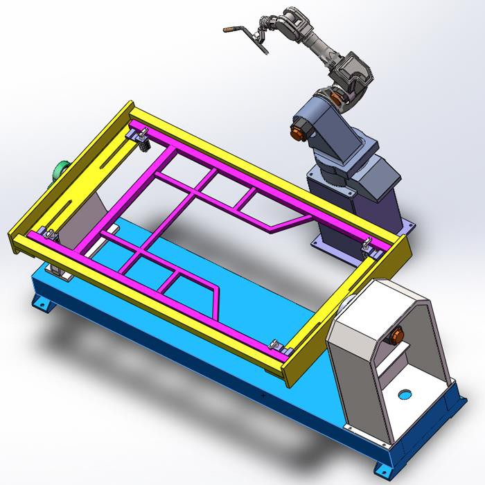 Robot Welding Machine for Beam